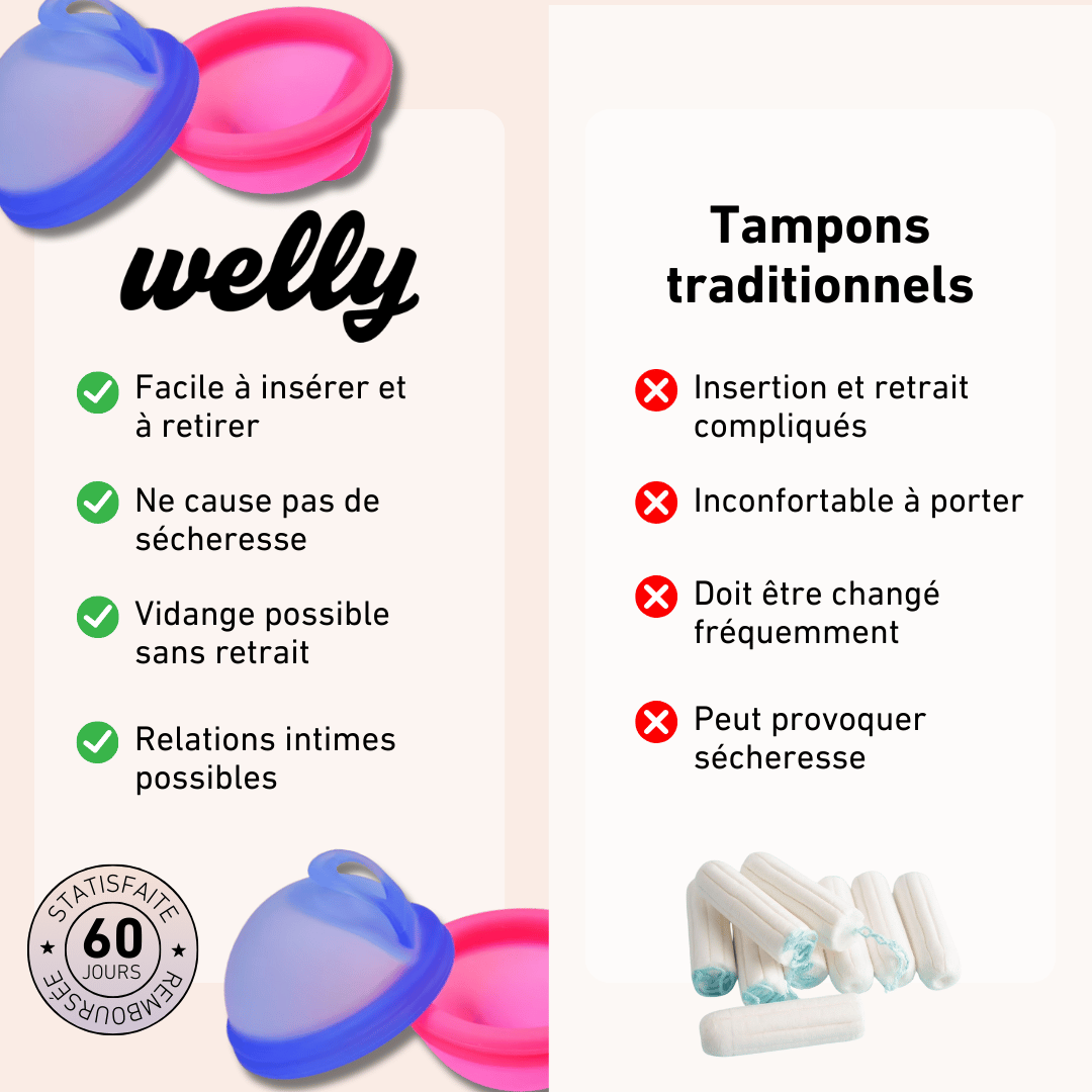 Disques Menstruels Réutilisables Welly - Welly