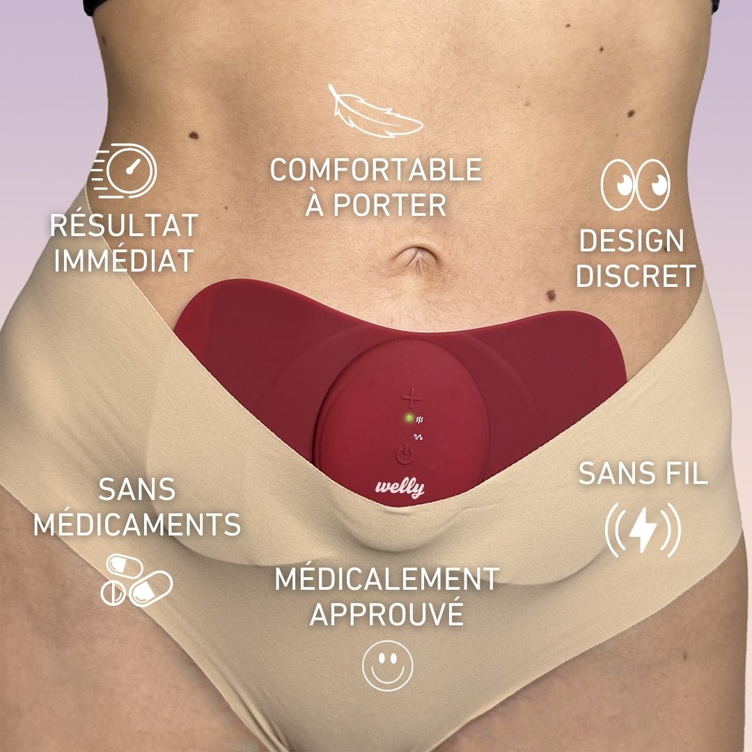 Patch chauffant My Welly contre les règles douloureuses - Soulagement naturel des douleurs menstruelles sans médicaments